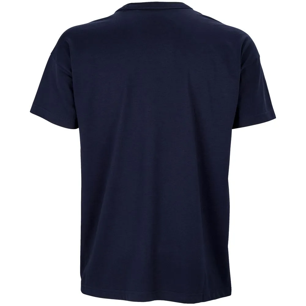 Футболка оверсайз мужская Boxy Men, темно-синяя, размер XL заказать онлайн с вашим дизайном на заказ в Москве и области