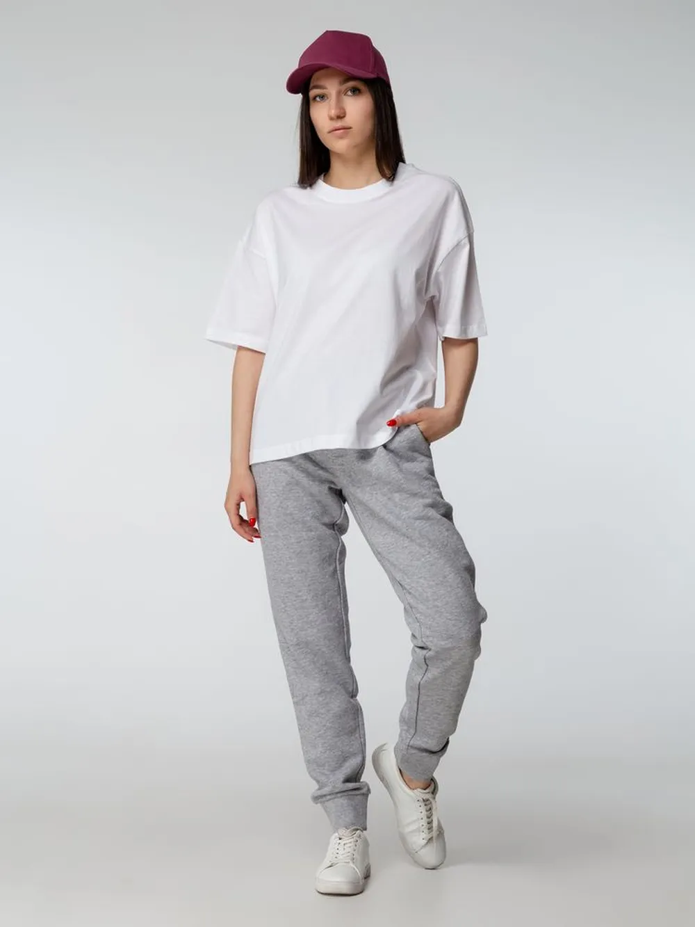 Футболка оверсайз женская Boxy Women, белая, размер L заказать онлайн с вашим дизайном на заказ в Москве и области