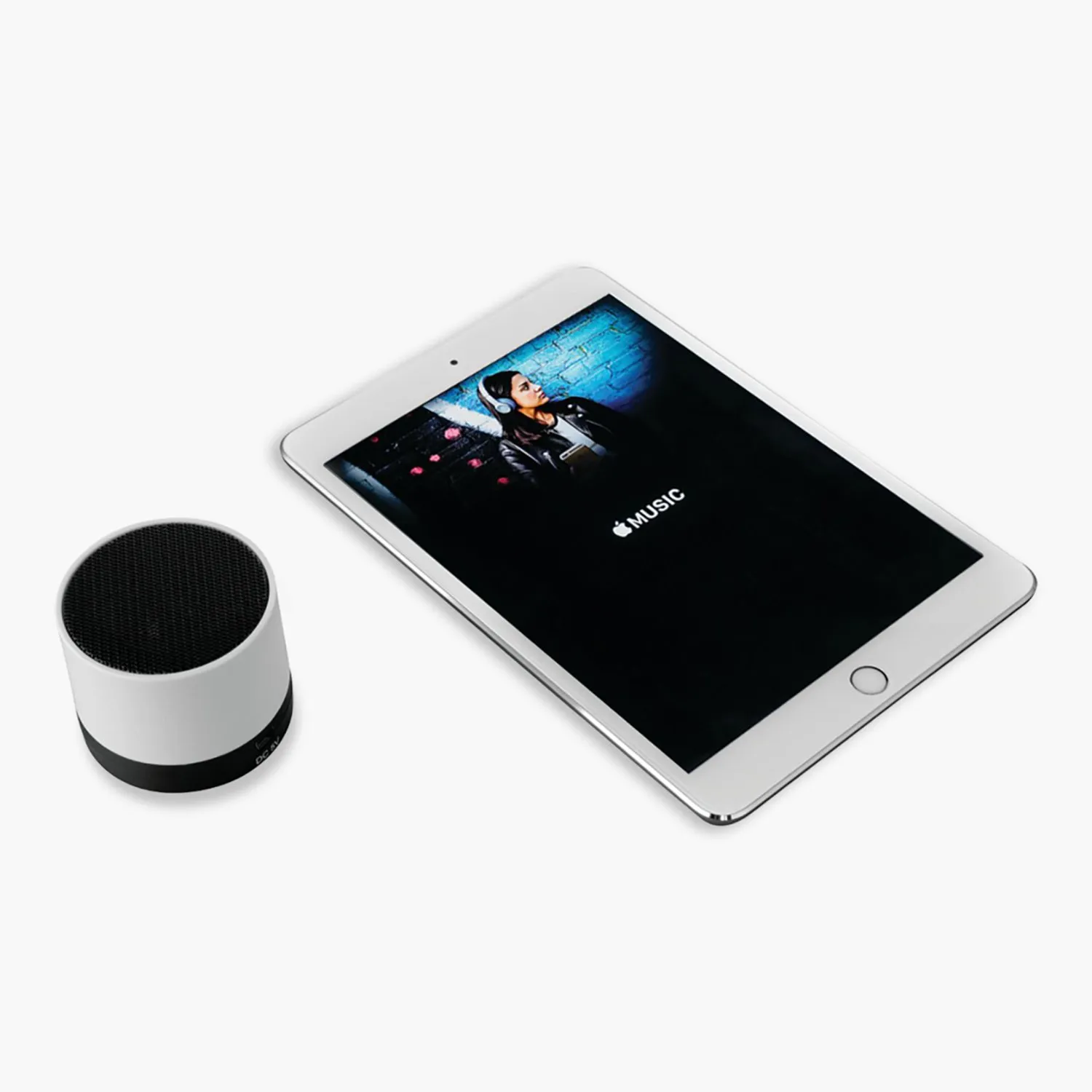 Цилиндрическая Bluetooth колонка заказать онлайн с вашим дизайном на заказ в Москве и области