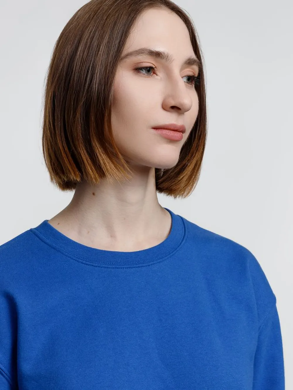 Свитшот унисекс Columbia, ярко-синий, размер XXL заказать онлайн с вашим дизайном на заказ в Москве и области