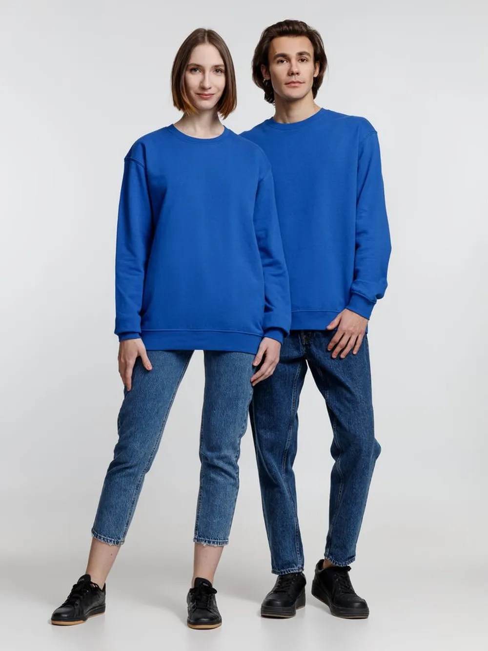 Свитшот унисекс Columbia, ярко-синий, размер XXL заказать онлайн с вашим дизайном на заказ в Москве и области