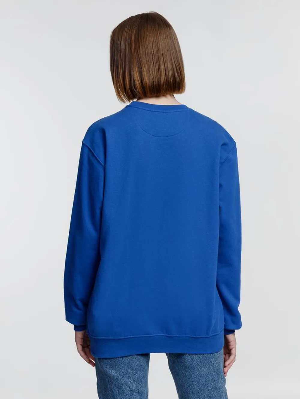 Свитшот унисекс Columbia, ярко-синий, размер XXL заказать онлайн с вашим дизайном на заказ в Москве и области