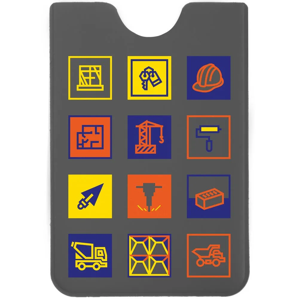 Чехол для карточки Industry, строительство заказать онлайн с вашим дизайном на заказ в Москве и области