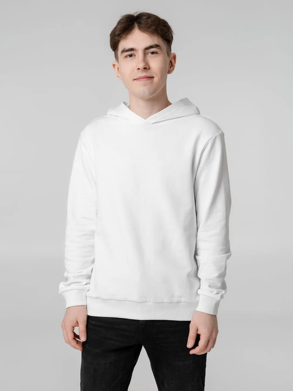 Худи Barta, белое, размер XL заказать онлайн с вашим дизайном на заказ в Москве и области