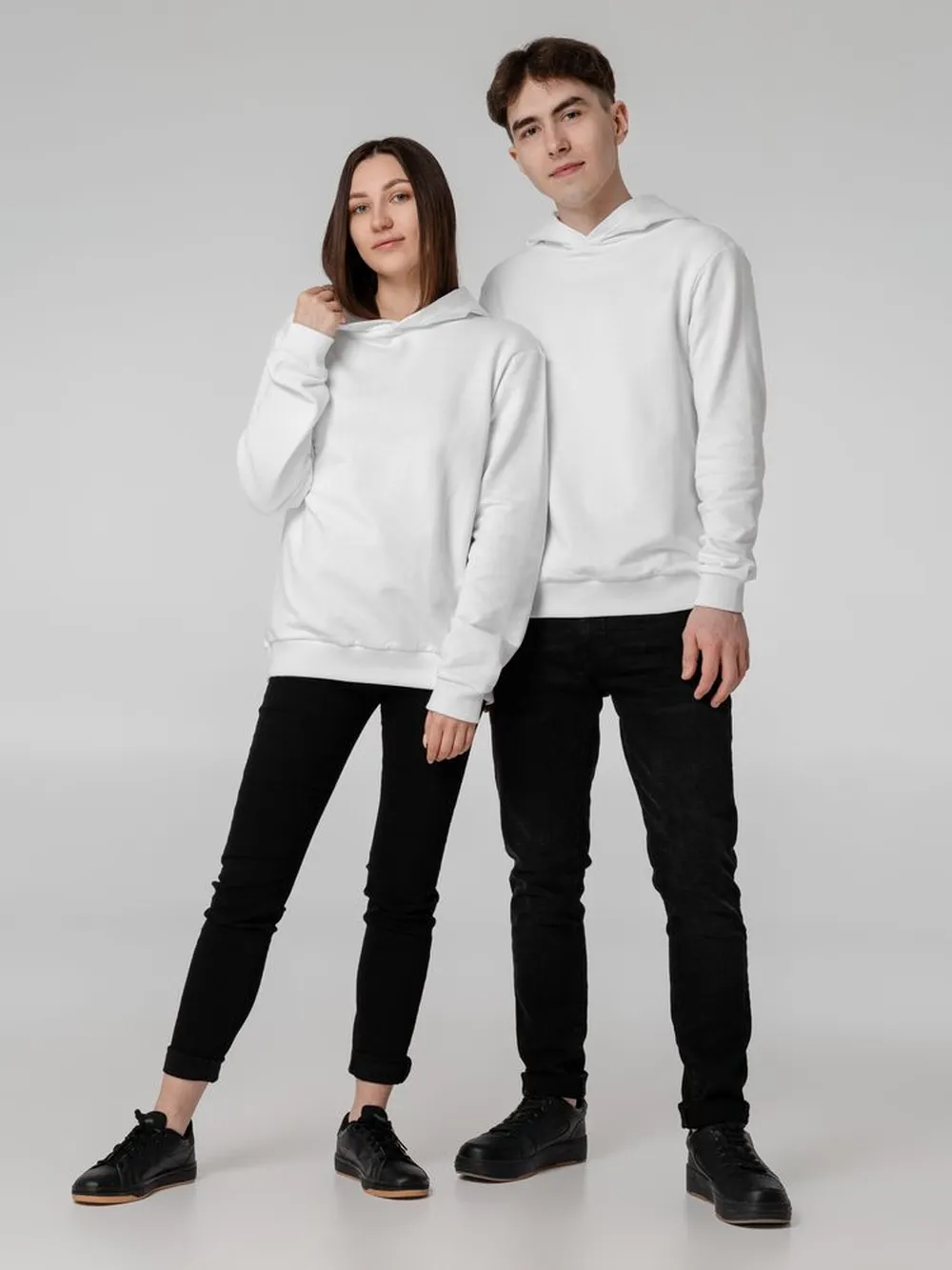 Худи Barta, белое, размер XL заказать онлайн с вашим дизайном на заказ в Москве и области