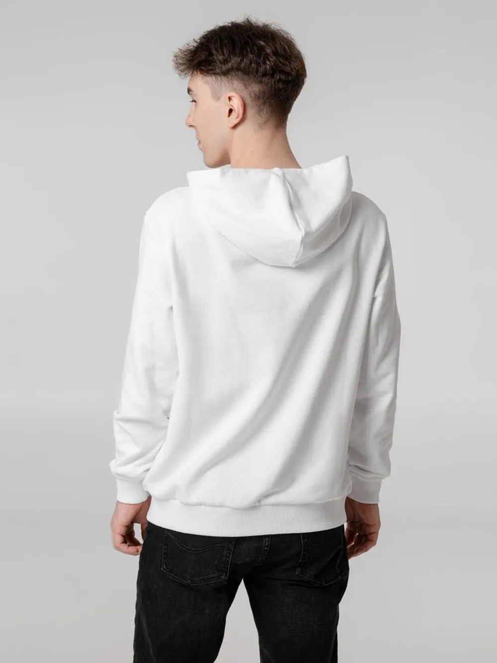 Худи Barta, белое, размер XL заказать онлайн с вашим дизайном на заказ в Москве и области