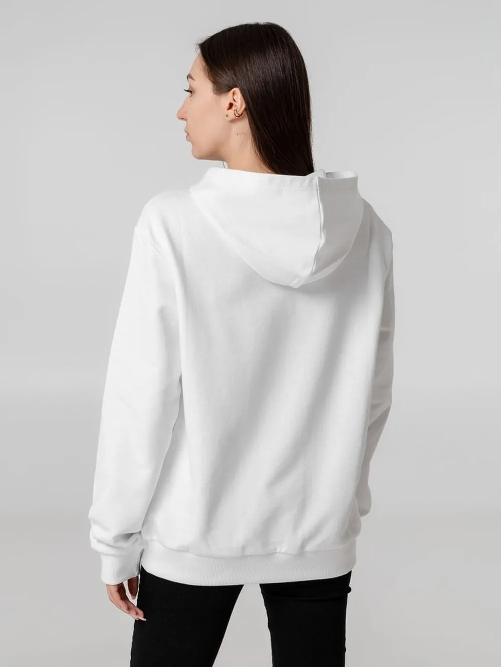 Худи Barta, белое, размер XL заказать онлайн с вашим дизайном на заказ в Москве и области