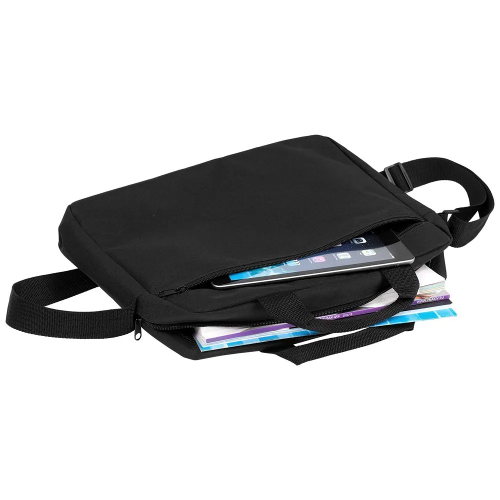 Конференц-сумка Member, черная заказать онлайн с вашим дизайном на заказ в Москве и области