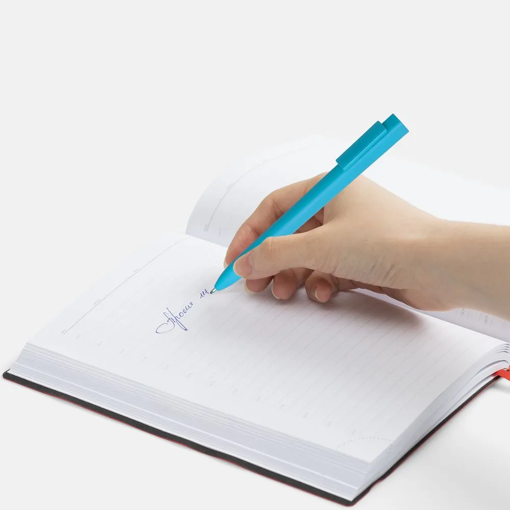 Ручка шариковая Swiper SQ Soft Touch, голубая заказать онлайн с вашим дизайном на заказ в Москве и области