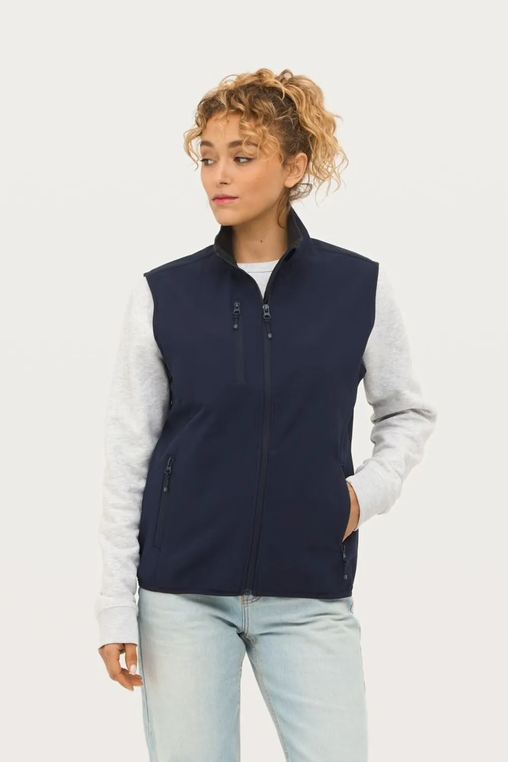 Жилет Falcon BW Women, синий, размер XXL заказать онлайн с вашим дизайном на заказ в Москве и области