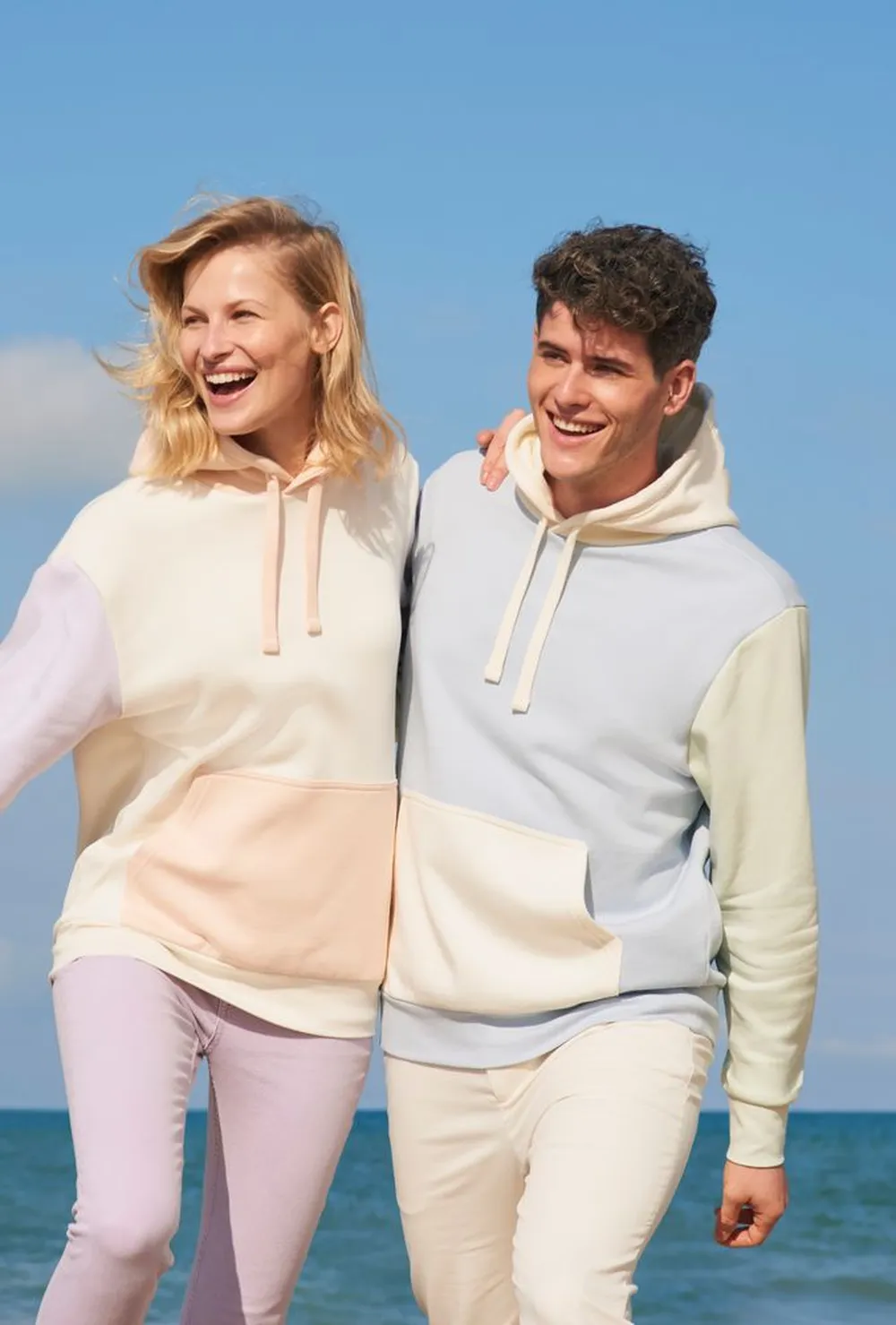 Худи унисекс Collins, голубое заказать онлайн с вашим дизайном на заказ в Москве и области