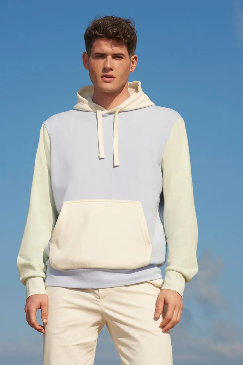 Худи унисекс Collins, молочно-белое, размер S заказать онлайн с вашим дизайном на заказ в Москве и области