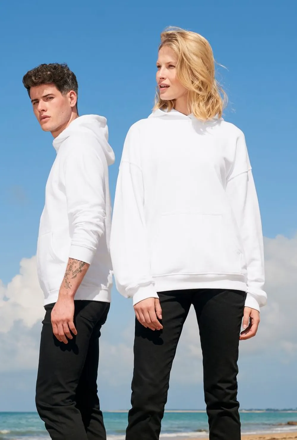 Худи унисекс Connor, черное, размер M заказать онлайн с вашим дизайном на заказ в Москве и области