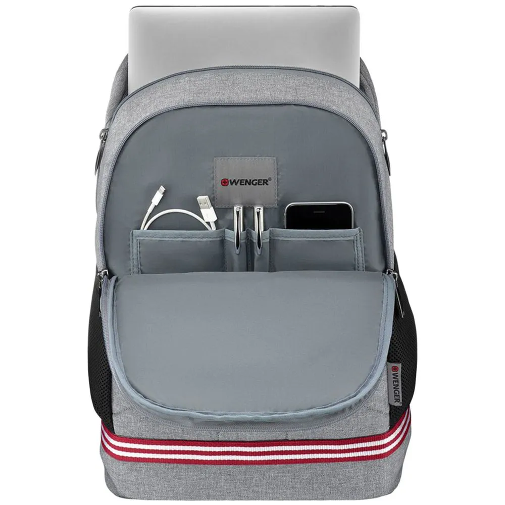 Рюкзак Collegiate Quadma, серый заказать онлайн с вашим дизайном на заказ в Москве и области