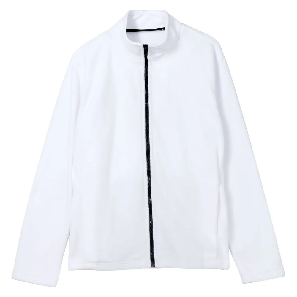 Куртка флисовая унисекс Manakin, белая, размер ХS/S заказать онлайн с вашим дизайном на заказ в Москве и области