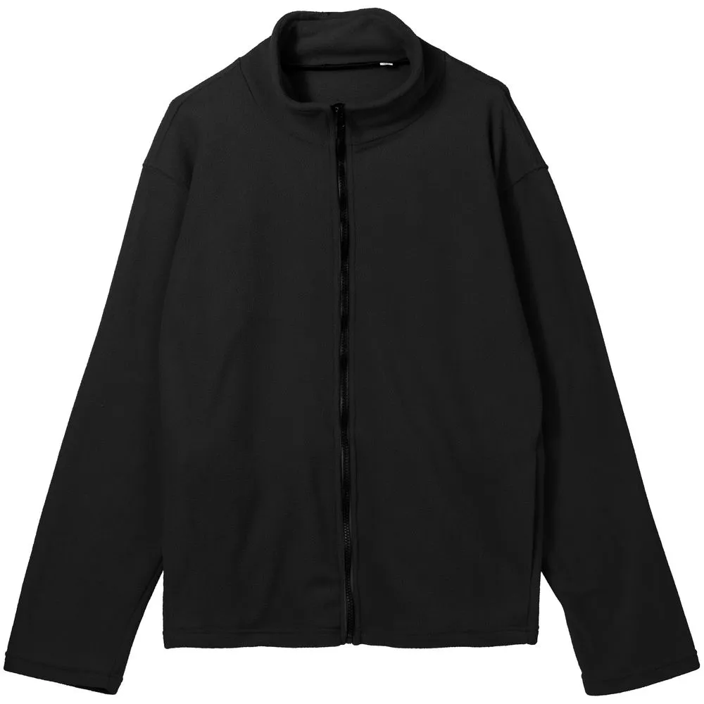 Куртка флисовая унисекс Manakin, черная, размер ХS/S заказать онлайн с вашим дизайном на заказ в Москве и области
