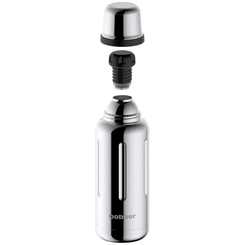 Термос Flask 1000, вакуумный, стальной зеркальный заказать онлайн с вашим дизайном на заказ в Москве и области