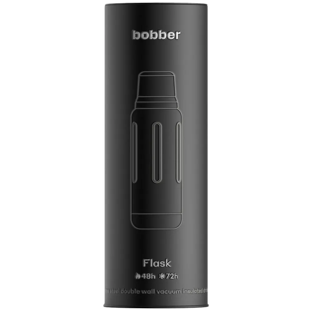 Термос Flask 1000, вакуумный, стальной матовый заказать онлайн с вашим дизайном на заказ в Москве и области
