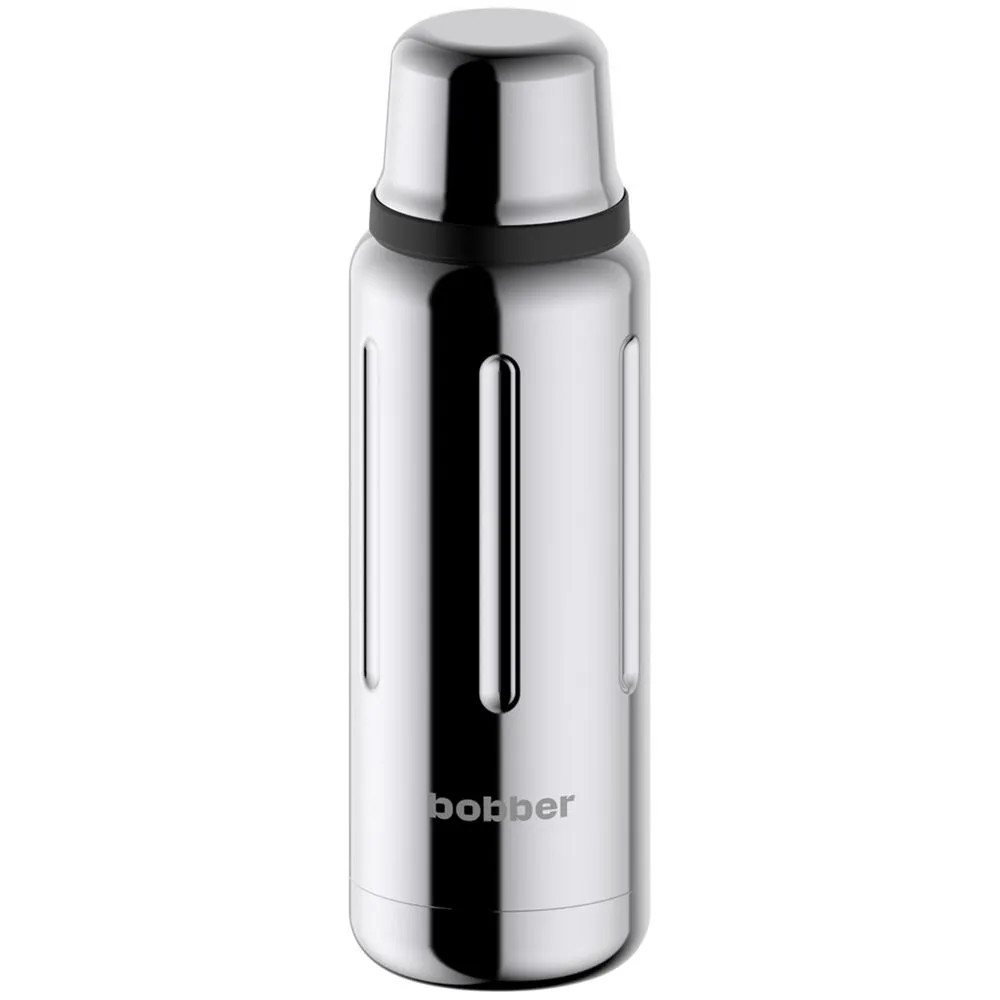 Термос Flask 470, вакуумный, стальной зеркальный заказать онлайн с вашим дизайном на заказ в Москве и области