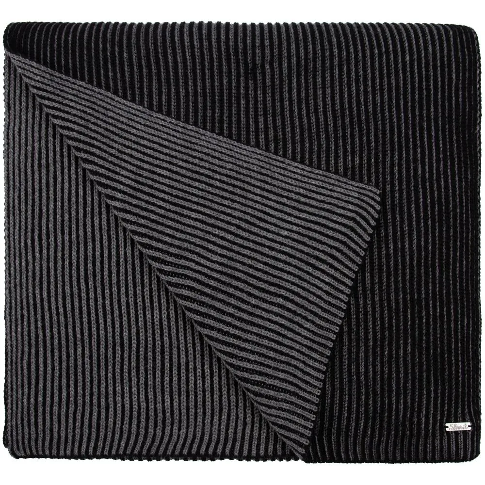 Шарф Nobilis, черный с серым меланжем заказать онлайн с вашим дизайном на заказ в Москве и области