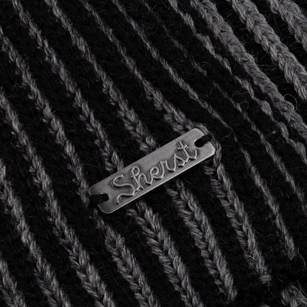 Шарф Nobilis, черный с серым меланжем заказать онлайн с вашим дизайном на заказ в Москве и области