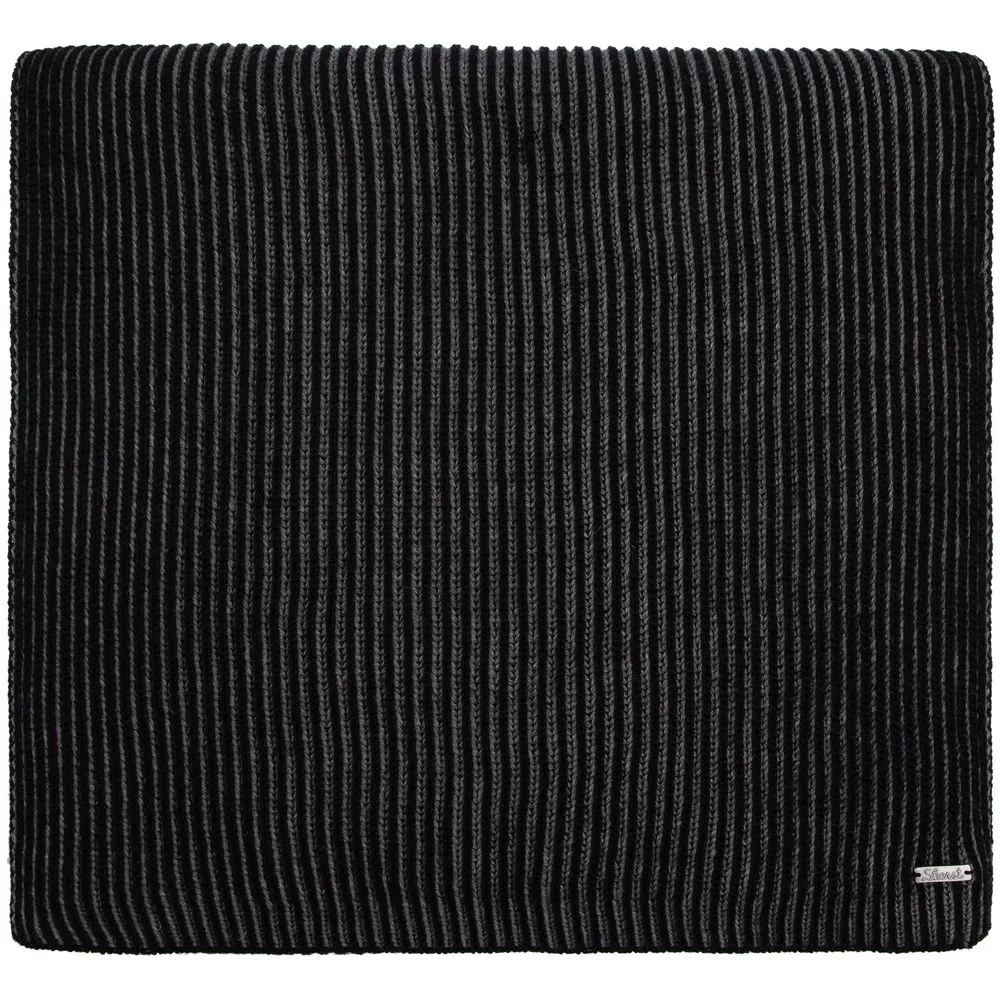 Шарф Nobilis, черный с серым меланжем заказать онлайн с вашим дизайном на заказ в Москве и области