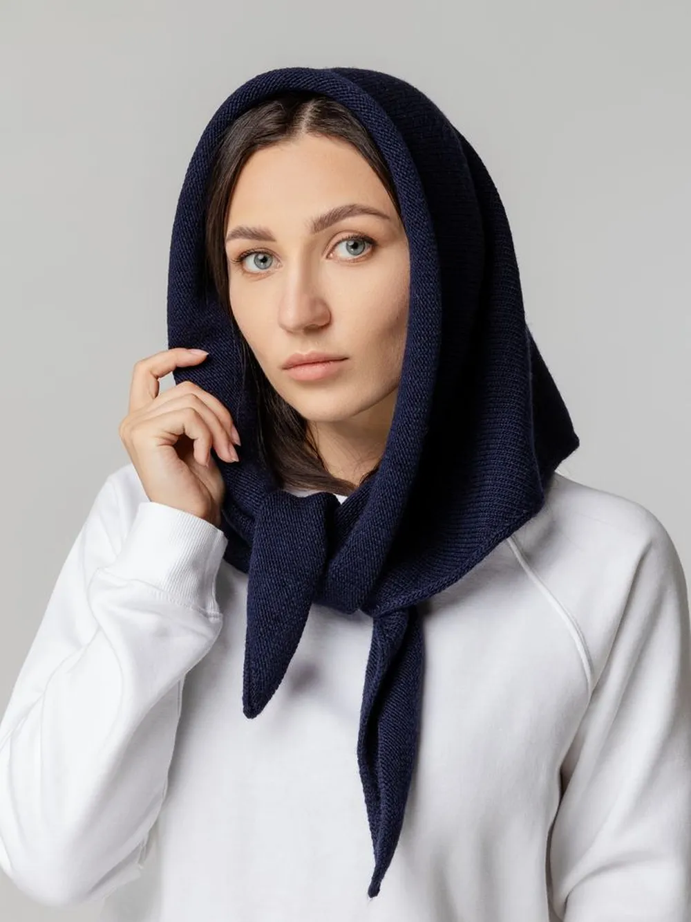 Косынка Dalia, темно-синяя заказать онлайн с вашим дизайном на заказ в Москве и области