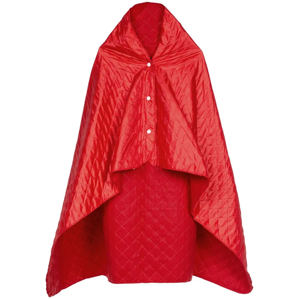 Плед-пончо для пикника SnapCoat, красный заказать онлайн с вашим дизайном на заказ в Москве и области