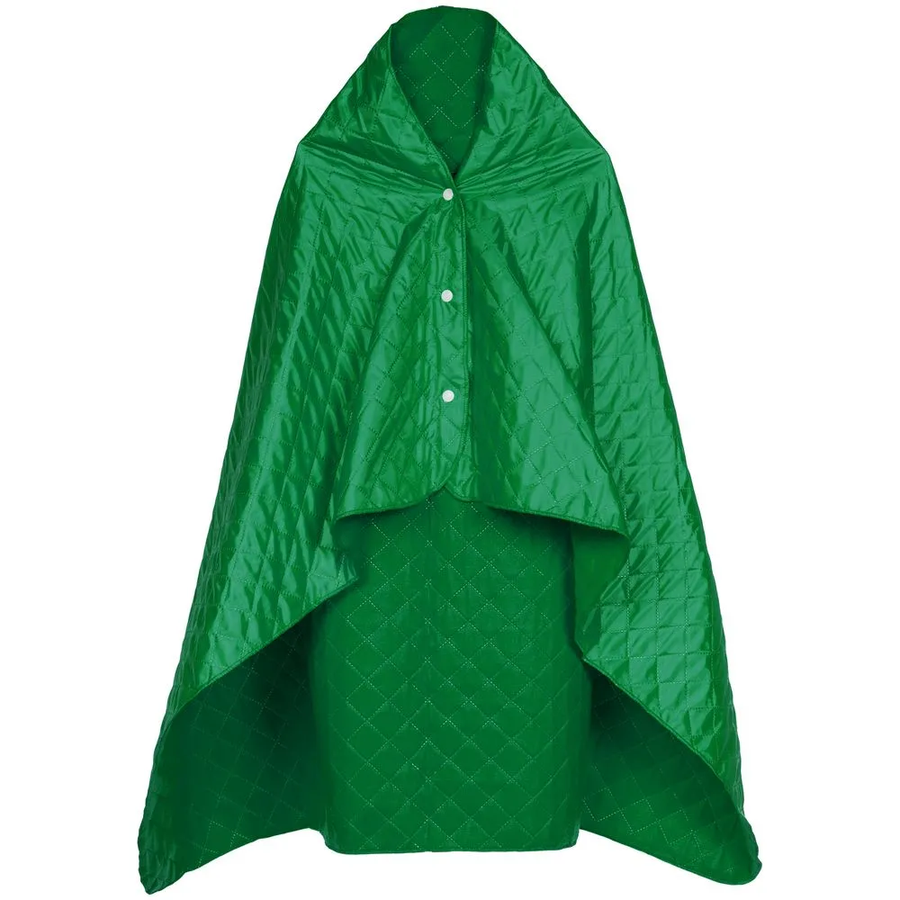 Плед-пончо для пикника SnapCoat, зеленый заказать онлайн с вашим дизайном на заказ в Москве и области