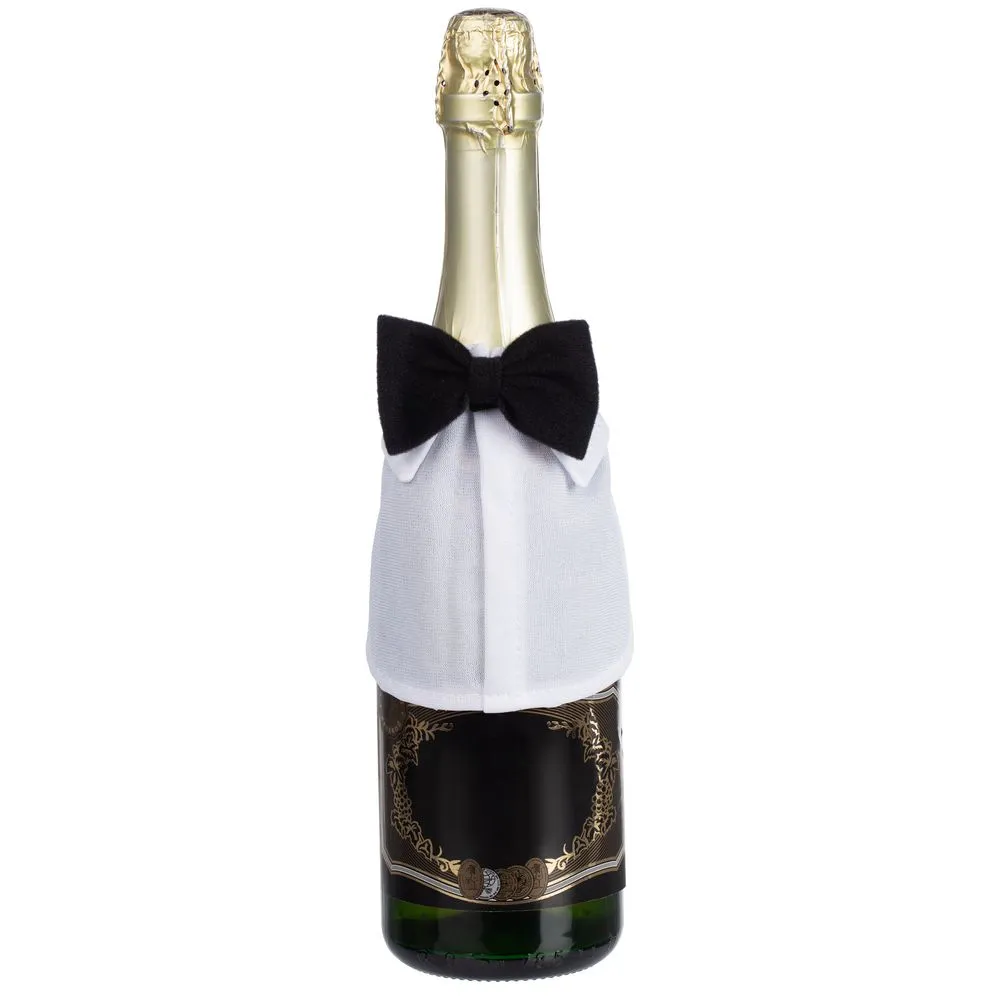 Аксессуар для бутылки Black Tie заказать онлайн с вашим дизайном на заказ в Москве и области