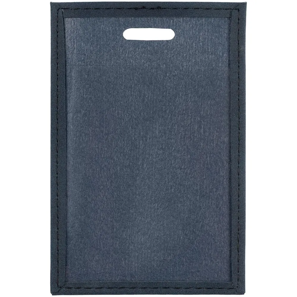 Чехол для пропуска Nubuk, синий заказать онлайн с вашим дизайном на заказ в Москве и области