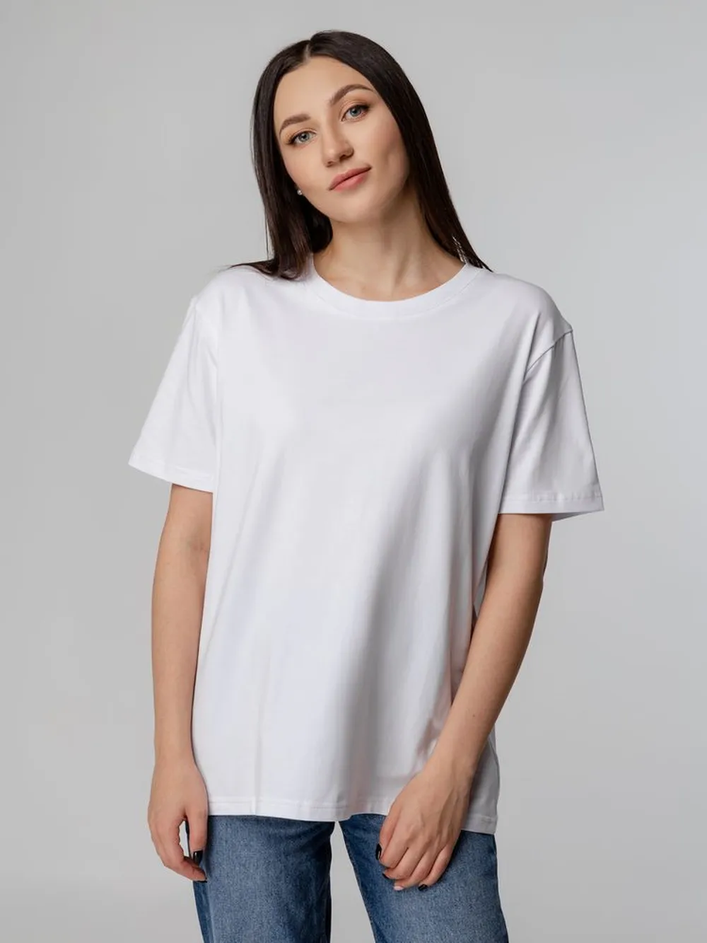 Футболка унисекс Tervu, белая, размер S заказать онлайн с вашим дизайном на заказ в Москве и области