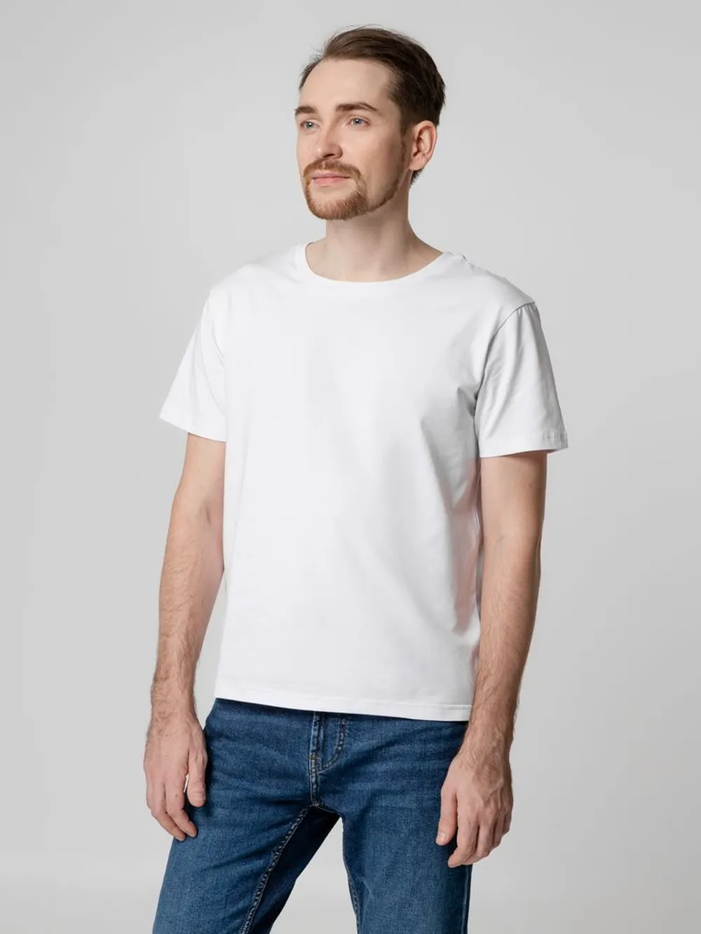 Футболка унисекс Tervu, белая, размер S заказать онлайн с вашим дизайном на заказ в Москве и области