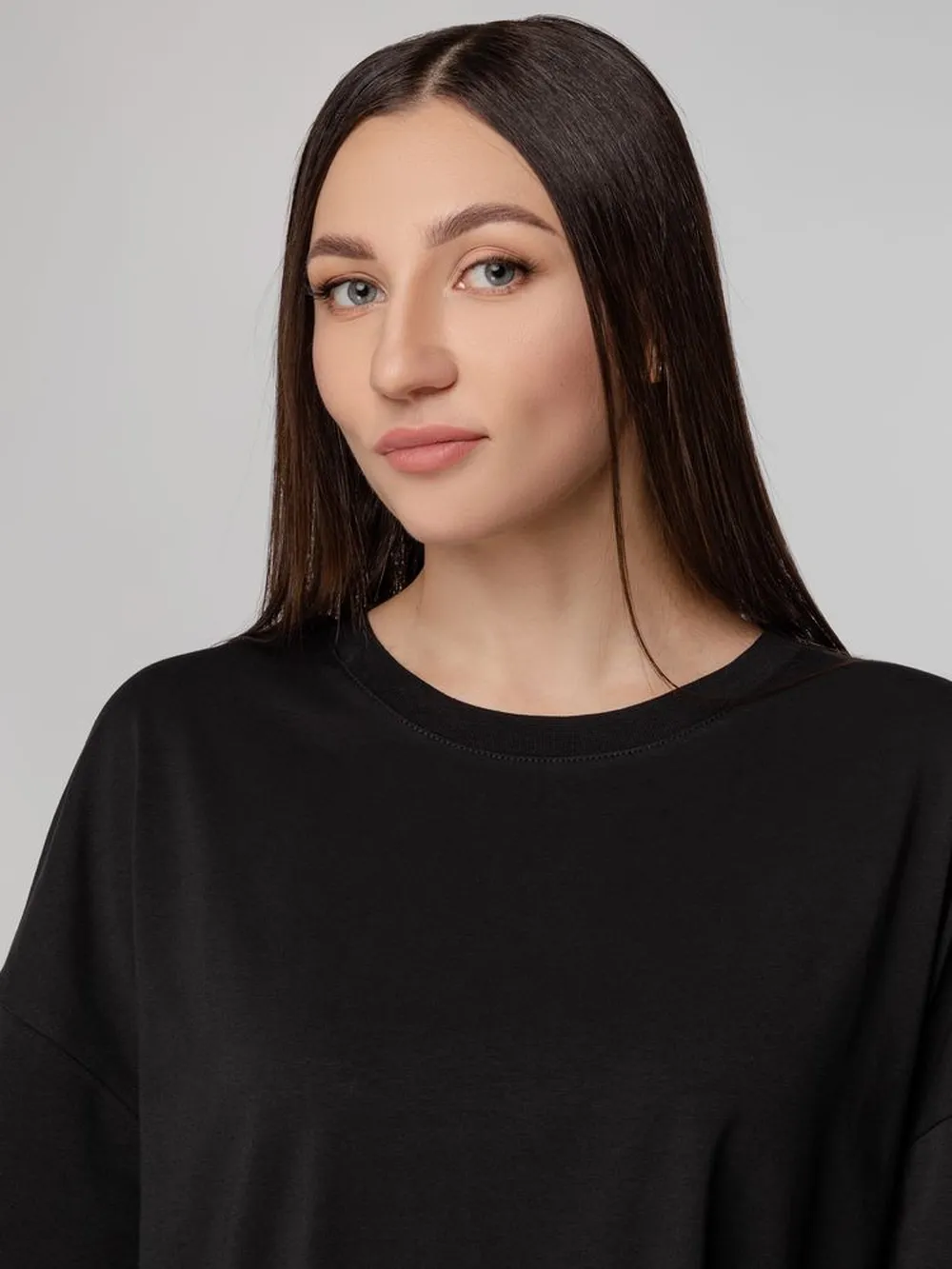 Футболка унисекс оверсайз Crosstown, черная, размер M заказать онлайн с вашим дизайном на заказ в Москве и области