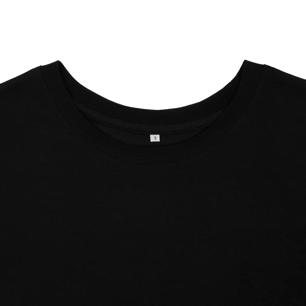 Футболка унисекс оверсайз Crosstown, черная, размер M заказать онлайн с вашим дизайном на заказ в Москве и области