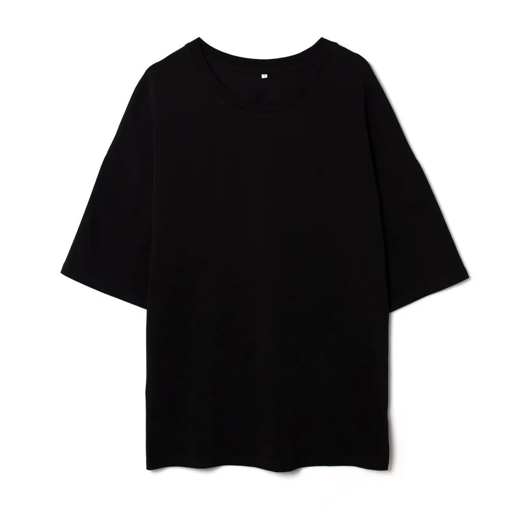 Футболка унисекс оверсайз Crosstown, черная, размер XXL заказать онлайн с вашим дизайном на заказ в Москве и области