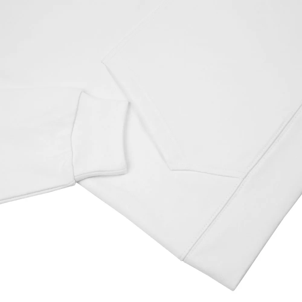 Худи оверсайз унисекс Outshine, белое, размер M/L заказать онлайн с вашим дизайном на заказ в Москве и области