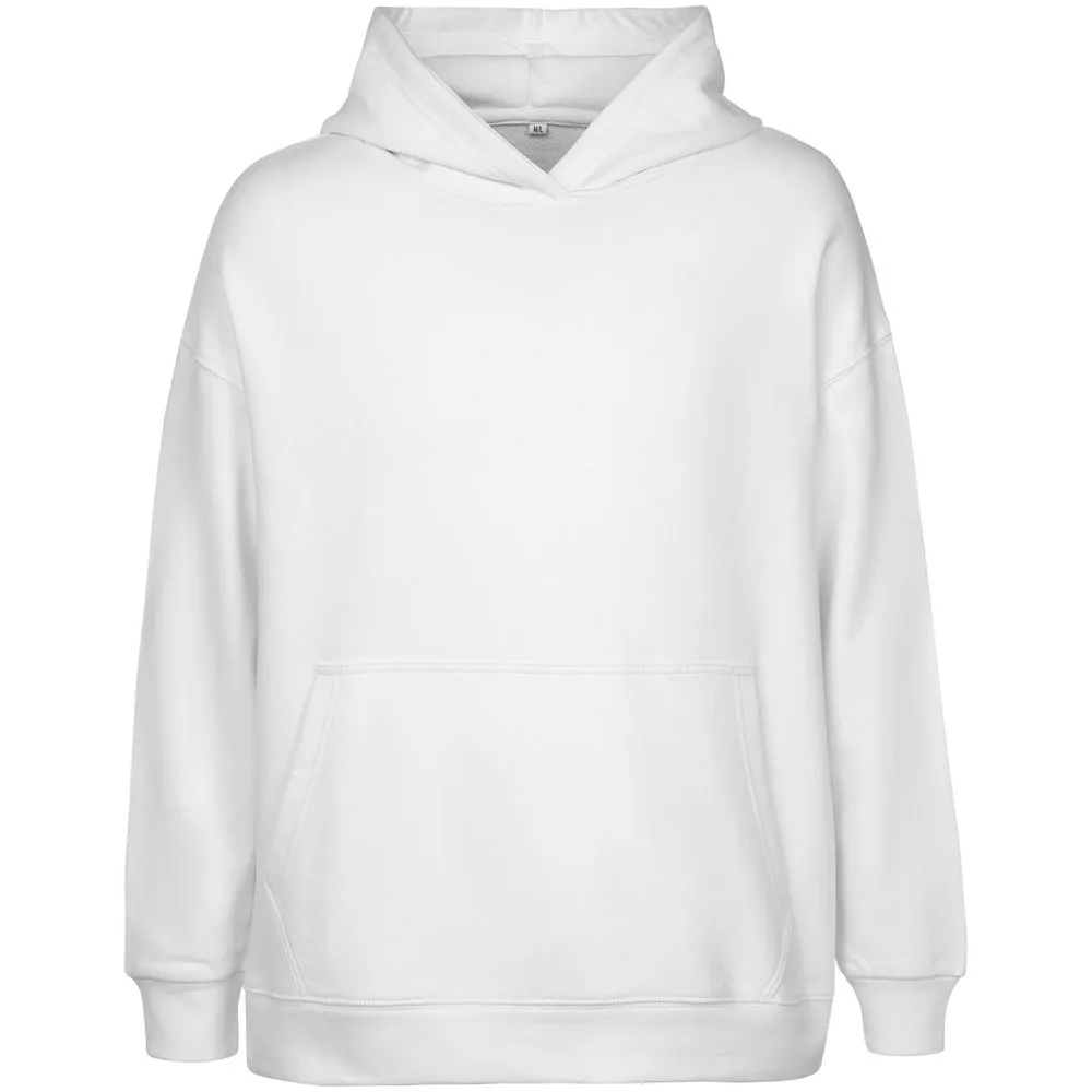 Худи оверсайз унисекс Outshine, белое, размер XL/2XL заказать онлайн с вашим дизайном на заказ в Москве и области