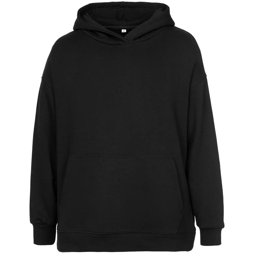 Худи оверсайз унисекс Outshine, черное, размер XL/2XL заказать онлайн с вашим дизайном на заказ в Москве и области