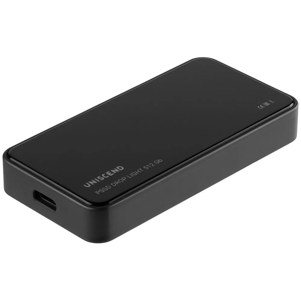 Внешний SSD диск Drop Light, с подсветкой гравировки, 512 Гб заказать онлайн с вашим дизайном на заказ в Москве и области