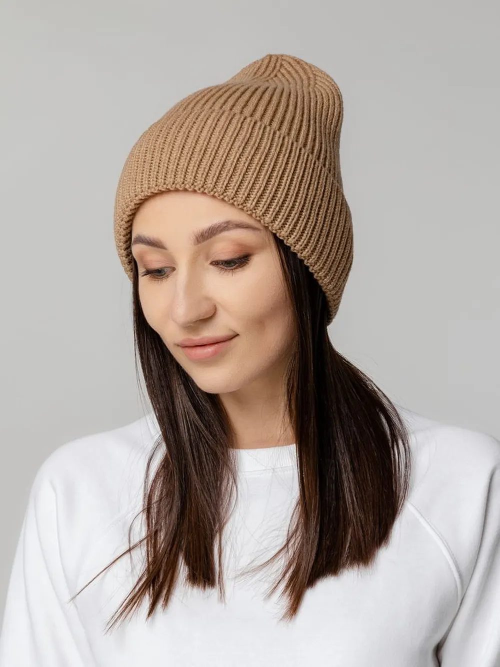 Шапка Tommi, бежевый меланж заказать онлайн с вашим дизайном на заказ в Москве и области