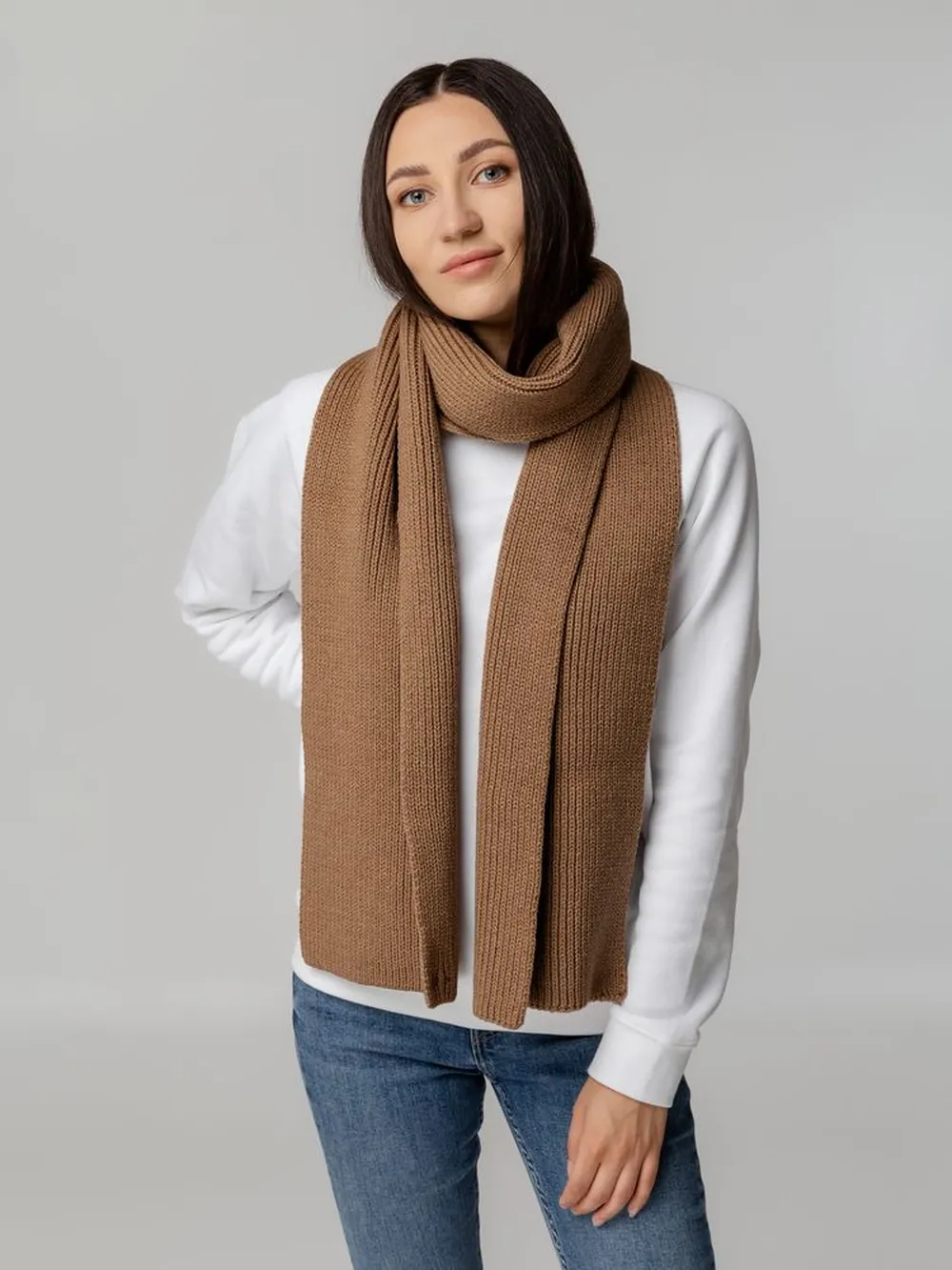 Шарф Tommi, бежевый меланж заказать онлайн с вашим дизайном на заказ в Москве и области