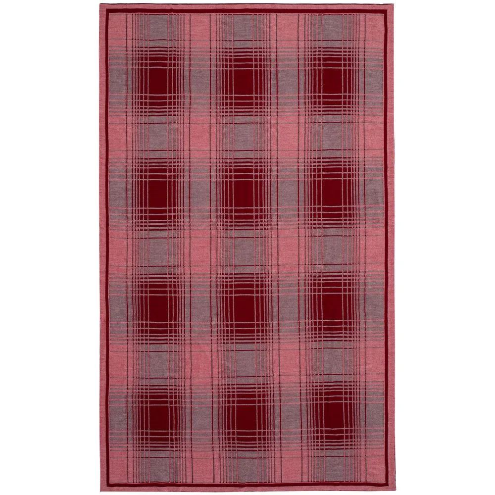 Плед Duotone, красный с белым заказать онлайн с вашим дизайном на заказ в Москве и области