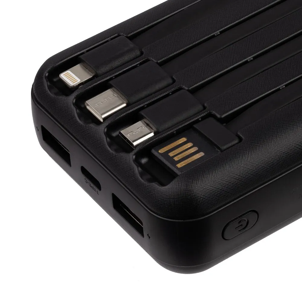 Внешний аккумулятор Omni XL 20000 мАч, черный заказать онлайн с вашим дизайном на заказ в Москве и области