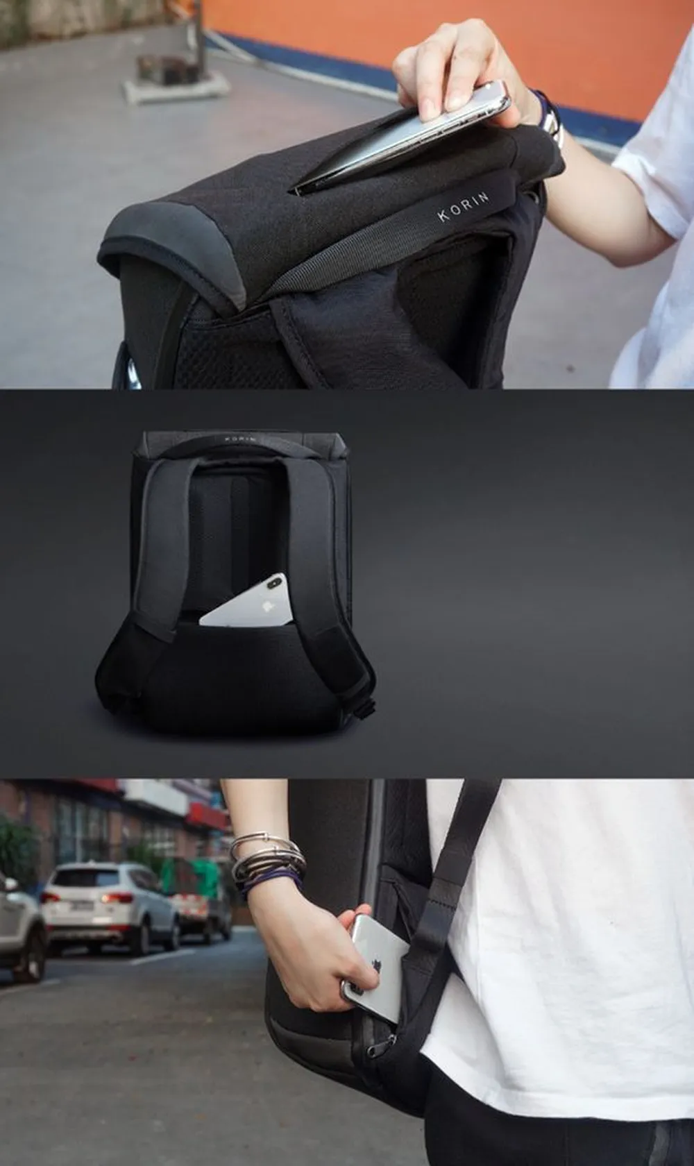 Рюкзак ClickPack X, черный заказать онлайн с вашим дизайном на заказ в Москве и области