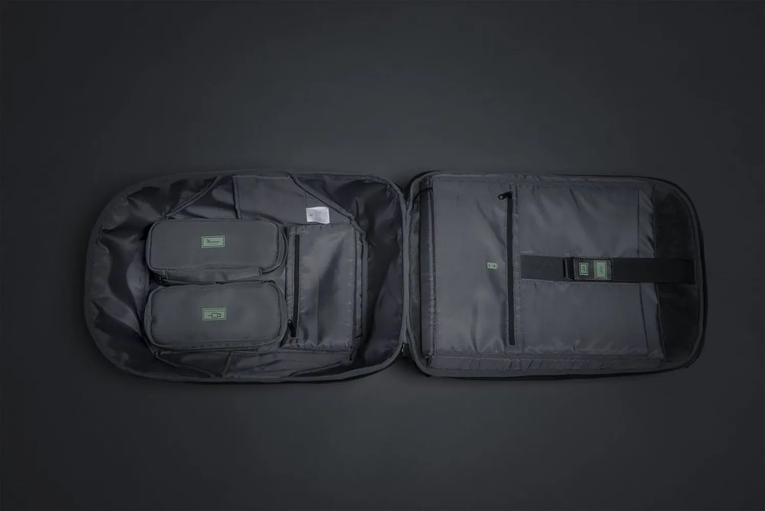 Рюкзак ClickPack Pro, черный с серым заказать онлайн с вашим дизайном на заказ в Москве и области