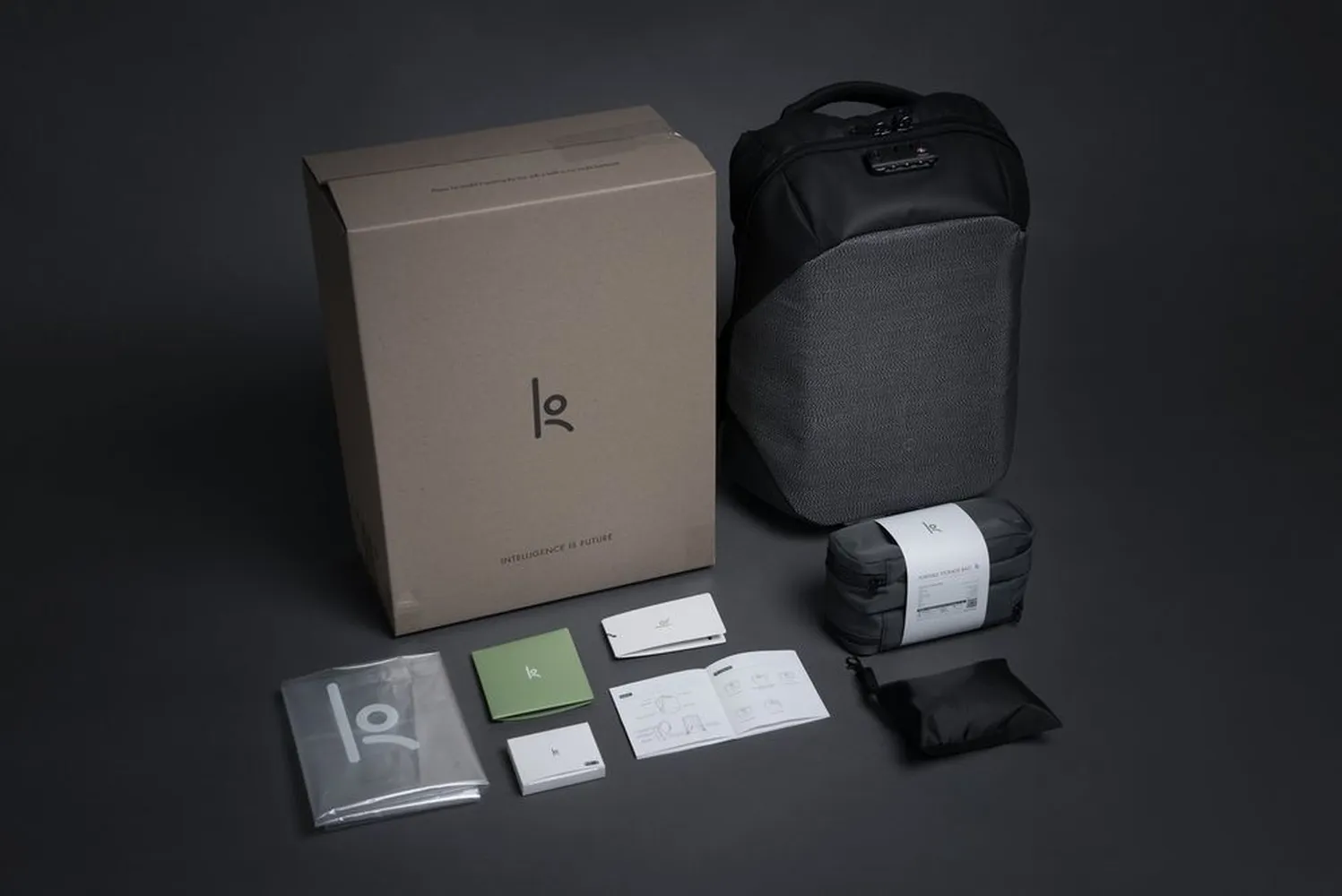 Рюкзак ClickPack Pro, черный с серым заказать онлайн с вашим дизайном на заказ в Москве и области