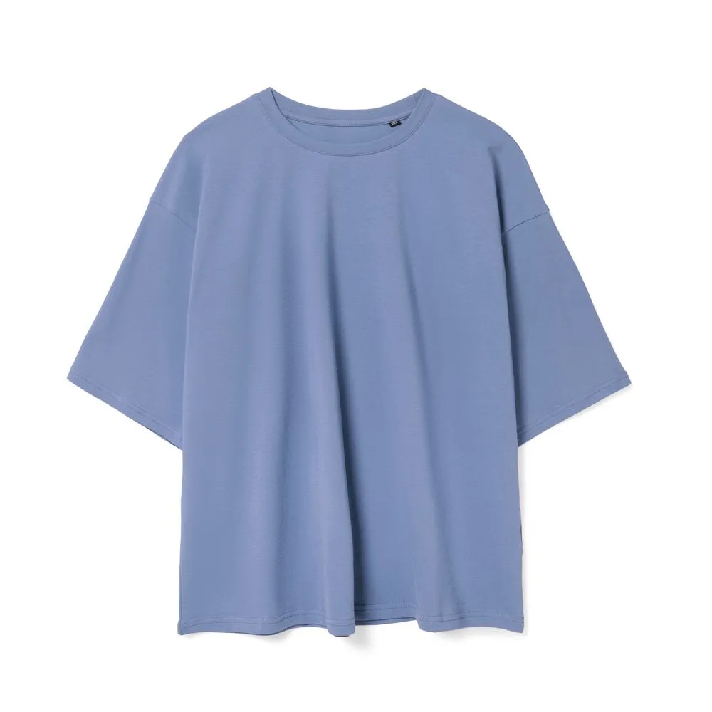 Футболка унисекс оверсайз Street Vibes, синяя (лавандовая), размер M/L заказать онлайн с вашим дизайном на заказ в Москве и области