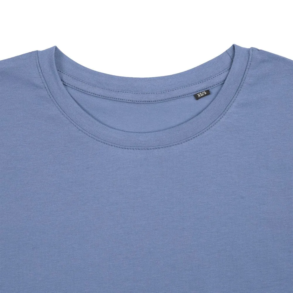 Футболка унисекс оверсайз Street Vibes, синяя (лавандовая), размер M/L заказать онлайн с вашим дизайном на заказ в Москве и области