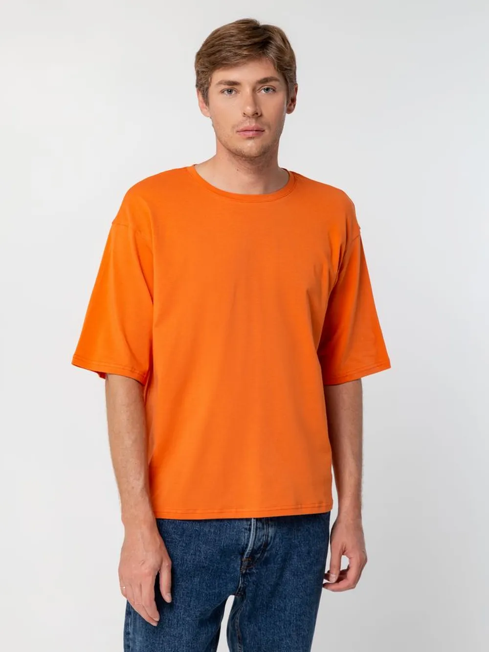Футболка унисекс оверсайз Street Vibes, оранжевая, размер XS/S заказать онлайн с вашим дизайном на заказ в Москве и области